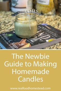 the newbie guide to making homemade candles