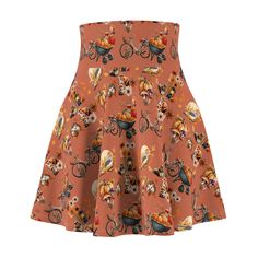 A versatile fit AOP skater skirt with a cozy, soft touch and a casual look. Inspired by the freedom of creativity, it will instantly become your everyday favorite. .: 95% Polyester 5% Spandex .: Versatile fit .: Printed on care label in black color .: White thread color .: Assembled in the USA from globally sourced parts Care Label, Autumn Theme, Girls Clothing, Skater Skirt, Clothing Items, Casual Looks, Black Color