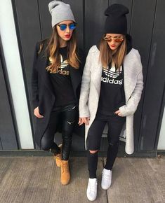 Looks Adidas, Streetwear Ideas, Look Adidas, Timberlands, Mode Casual, Adidas Outfit, Sporty Outfits, Priyanka Chopra, Urban Chic