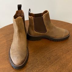 Brand New Never Worn! Kept In The Box, Excellent Condition Suede Brown Tan Chelsea Like Boot! Thursday Boot Company, Thursday Boots, Boot Companies, Suede Shoes, Tan Brown, The Box, Brown Color, Bootie Boots, Chelsea