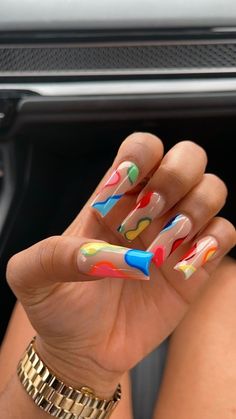 black girls acrylic nails Square Nails Ideas Colorful, Plain Nails For Black Women, Nails Acrylic Black Women Designs, Cute Bright Nails Acrylic, Minimalist Acrylic Nails Square, Solid Long Nails, 23 Nails Design, Klaws Nails Design, Colorful Nails Black Women