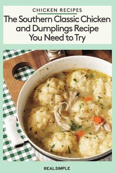 the southern classic chicken and dumplings recipe you need to try