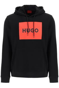 Hugo sweatshirt in responsible cotton French Terry featuring a branded graphic print on the front. It features drawstring hood, front kangaroo pocket and ribbed edges. Regular fit. The model is 187 cm tall and wears a size L. Size Info STANDARD Color Detail Black Made In Bangladesh Material 100% CO Season One fall Season Two winter Product clothing Brand Hugo Size And Fit Hoodie Logo, Latest Fashion Design, Graphic Logo, Abandoned Places, Logo Graphic, Graphic Hoodie, Men's Collection, Graphic Hoodies, Hugo Boss