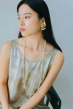 Metal: 18k Recycled Gold Plated On Brass Pearl: Freshwater Pearls Chain Length: 950mm Weight: 25.5g Edison Pearls, Pearl Necklaces, Tiger Eye Stone, Long Style, Recycled Gold, Pearl Chain, Style Necklace, Metal Necklaces, Stone Necklace