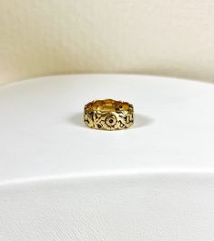 A Vintage 14k Gold Handcarved Floral Style Band All items are XRay and Acid tested to ensure metal authenticity.  Weight: 6.1 grams Ring Size: 6.25 Width: 6.5mm Luxury Carved Jewelry For Anniversary, Luxury Carved Jewelry For Formal Occasions, Luxury Yellow Gold Engraved Ring For Anniversary, Luxury Engraved Yellow Gold Ring For Anniversary, Antique Yellow Gold Engraved Carved Ring, Luxury Gold Plated Engraved Ring For Formal Occasions, Antique Carved Yellow Gold Engraved Ring, Luxury Yellow Gold Engraved Ring, Antique Carved Engraved Yellow Gold Ring