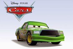 the character cars from disney pixar is shown