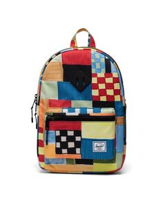 Herschel Supply Co. Kids Hershel Supply Co. Kids Heritage Youth Backpack (Little Kids/Big Kids) | Zappos.com Herschel Classic Backpack, Kindergarten Backpack, Colorful Backpacks, Heritage Backpack, Patchwork Patterns, Herschel Supply Co, Classic Backpack, Patch Kids, Herschel Supply