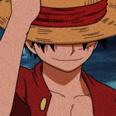 Drawing Cartoon, Anime One, Straw Hat, Straw, One Piece, Books, Pins