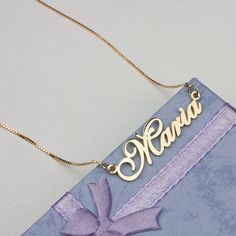 "Name Necklace, Rose Gold Name Necklace, Cursive Name Necklace, Personalized Nameplate Necklace, Birthday Gift, Custom Name Necklace Personalized Name Necklace Description Material: Sterling Silver 925 / Stainless Steel Size: Not fixed (2.5cm - 6cm) Color: Silver / Gold / Rose Gold / White Gold / Stainless Steel (You can choose) Chain length： 14\" / 16\" / 18\" / 20\" / 22\" (You can choose) How to customize Order? 1) Select Color 2) Select Chain length 3) Click \"Add to Cart\" 3) Fill in your p Mother's Day Pendant Name Necklace, Pendant Name Necklace For Birthday And Mother's Day, Rose Gold Nameplate Necklace For Birthday Gift, Rose Gold Sterling Silver Name Necklace For Birthday Gift, Rose Gold Sterling Silver Name Necklace For Birthday, Rose Gold Jewelry With Hallmark For Birthday Gift, Rose Gold Nameplate Necklace As Gift, Customized Rose Gold Necklace For Birthday Gift, Elegant Name Charm Necklace For Birthday Gift