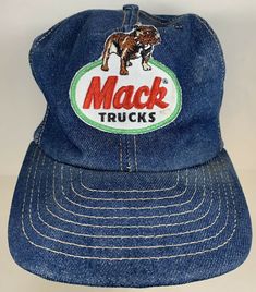 Welcome to The.Hat.Man's eBay Store Hat: Mack Trucks Type: Embroidered logo Snapback Condition: Preowned Condition, hat shows wear/ stains. See photos To insure a safe delivery, Hats will ship in plastic, inside a box and Beanies/ Buckets will ship in plastic inside a mailer bag. We specialize in an array of Hats from all over the world. Check out more from our collection of over 1000 Hats! Please know, a lot of these hats are Vintage and may have fragile materials, they must be treated with car Vintage Distressed Dad Hat Baseball Cap, Vintage Dad Hat With Curved Bill, Vintage Distressed Dad Hat, Vintage Baseball Cap With Curved Bill, Vintage Distressed Trucker Hat, Vintage Distressed Snapback Dad Hat, Vintage Pre-washed Dad Cap, Vintage Pre-washed Dad Hat, Vintage Distressed Hat For Streetwear