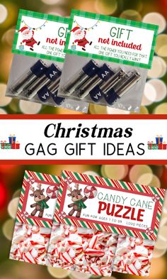 christmas gag gift ideas with candy canes