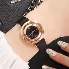 Rose Gold Magnet Ladies' Wristwatches – MyShoppingWall.com Wrist Watch For Women, Thick Chain Necklace, Pendant Necklace Simple, Watch For Women, Fashion Watch