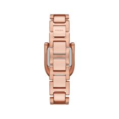 Make fashion waves with the Fossil Harwell women's watch, featuring a signature Heritage D-Link bracelet. 28mm rose gold-tone stainless steel case with rectangular brown dial and mineral crystal Rose gold-tone stainless steel bracelet secures with a push-button deployment clasp Water-resistant to 30 meters Make Fashion, Crystal Rose, Women's Watch, Minerals Crystals, Push Button, Steel Bracelet, Stainless Steel Bracelet, Stainless Steel Case, Link Bracelets