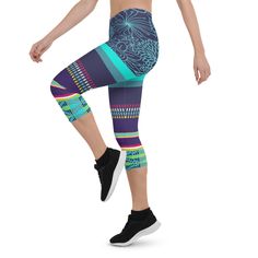 Nimiipuu Nez Perce Midnight Lights Capri Leggings – Shop SingleTree Lane Blue Capri Yoga Bottoms, Sporty Blue Yoga Capris, Blue Stretch Capri Leggings, Blue Stretch Capri Length Leggings, Blue Stretch Capri-length Leggings, Sporty Blue Capris For Yoga, Fitted Blue Capri-length Leggings, Blue Capris For Workout, Blue Capri Length Capris For Workout