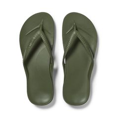 Khaki Green - Arch Support Flip Flops – Archies Footwear LLC | United States Archies Flip Flop, Green Arch, Best Flip Flops, Drew Shoes, Slipper Boots, Melbourne Australia, Khaki Green, Boot Sandals, Strap Heels