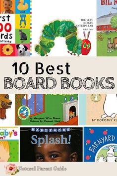 the 10 best board books for children with pictures of animals, birds, and pets