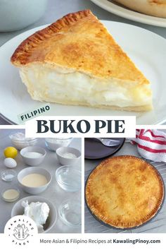 buko pie Coconut Tart Recipe, Coconut Pie Recipe, Fruit Pie Recipe, Hand Pies Savory, Pinoy Dessert