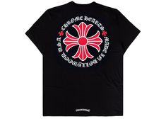 Chrome Hearts Shirt, Chrome Hearts Hoodie, Red Graphic Tee, Patriotic Fashion, Streetwear Tshirt, Home T Shirts, Chrome Hearts, Red Top, Crew Neck Tee