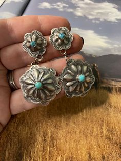 Yee Yee, Western Jewelry, American Jewelry, Native American Jewelry, Earrings Color, Organic Shapes, Western Style, Turquoise Sterling Silver, Turquoise Jewelry