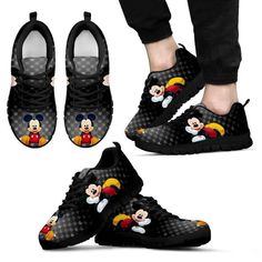 Mickey Mouse Shoes, Lovers Gift Ideas, Gifts For Disney Lovers, Girls Disney, Disney Shoes, Disney Lover, Custom Sneakers, Disney Girls, Lovers Gift