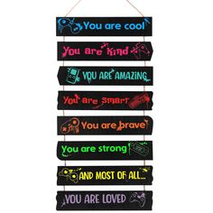 a sign that says you are cool, you are kind of amazing and you are brave