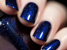 Ilnp Nail Polish, Holographic Nail Polish, Blue Nail Polish, Popular Nails, Holographic Nails, Nail Polishes, Nail Polish Colors, Nail Lacquer