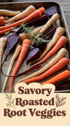 Looking to add some vibrant color and flavor to your dinner table? This savory roasted root vegetable medley is not only delicious but also packed with nutrients! Try this recipe for a cozy family dinner or festive gathering—your taste buds will thank you! 😍✨