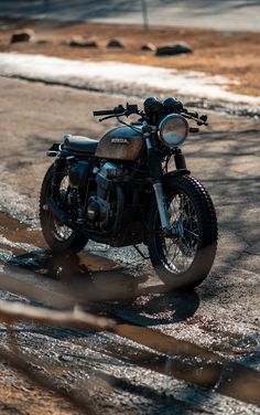 Custom built Honda CB750 Bratstyle Motorcycle, Cb750 Cafe Racer, Honda Monkey, Motorcycle Rides, Motocross Riders, Dream Bike, Honda Cb750, Custom Cafe Racer, Cafe Racer Bikes