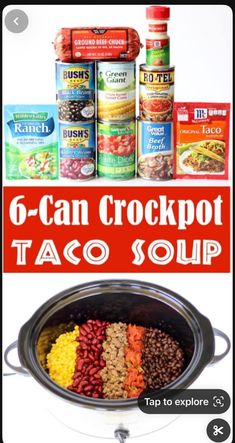 Weight Watchers Taco Soup, Slow Cooker Taco Soup, Slow Cooker Taco, Gluten Free Meal Prep, Taco Soup Crock Pot, Spicy Tacos, Crock Pot Tacos, Taco Soup Recipe, Frugal Girls