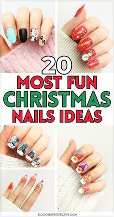 Christmas Manicure Ideas For Short Nails, Christmas Nails Gel Short Simple, Simple Christmas Nails Winter, Xmas Nail Art