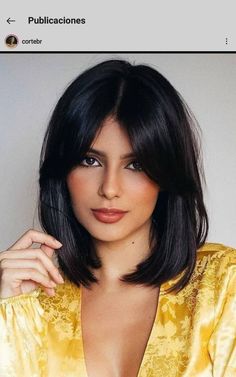 Layered Bob Haircuts, Bob Hairstyles With Bangs, Bob Haircut With Bangs, Middle Part, Long Bob, Short Bob Hairstyles, Trendy Hairstyles, Bobs Haircuts