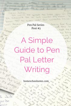 a pile of paper with the words why your child needs a pen pal