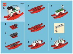 instructions for how to build a lego boat