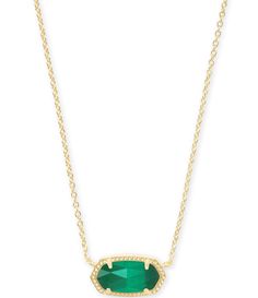 From Kendra Scott, this necklace features:A dainty stone and delicate metallic chain combine to create the Elisa Pendant Necklace, your new favorite wear-anywhere accessory. This pendant necklace can be paired with any look, providing that extra touch of timeless style. Make the Elisa Gold Necklace a staple in your wardrobe and you will not be disappointed.Pendant necklace 14k gold plated over brassLobster claw closureapprox. 0.63& Emerald Kendra Scott Necklace, Emerald Green Kendra Scott Necklace, Kendra Scott Jewelry Necklaces, Kendra Scott Necklace Emerald, Kendra Scott Emerald Necklace, Kendra Scott Birthstone Necklace, Kendra Scott Green Necklace, Kendra Scott Necklace Green, Green Kendra Scott Necklace