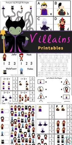 halloween themed worksheets for kids to practice their math skills and help them learn numbers