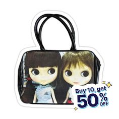 Decorate laptops, Hydro Flasks, cars and more with removable kiss-cut, vinyl decal stickers. Glossy, matte, and transparent options in various sizes. Super durable and water-resistant. Blythe Dolls Cute, Silly Trinkets, Doll Purse, Printing Stickers, Animation Design, Aesthetic Stickers, Blythe Doll, Blythe Dolls, Stranger Things Fanart