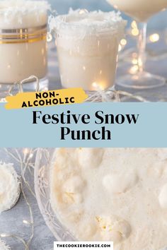 festive snow punch recipe is perfect for the holiday season