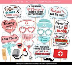 the digital file is available for all kinds of medical related items, including masks and stickers