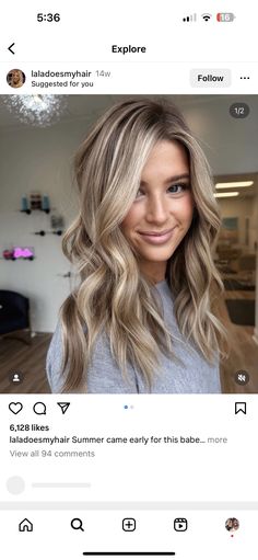 Fall Blonde Hair, Blonde Hair Inspiration, Balayage Hair Blonde, Blonde Hair With Highlights, Hair Affair, Penteado Cabelo Curto, Long Blonde