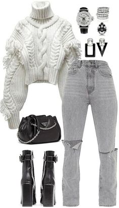 Knit Wear Outfit, Knit Wear, Classy Casual Outfits, Winter Dress, Casual Chic Outfit, Looks Chic, Fall Fashion Outfits