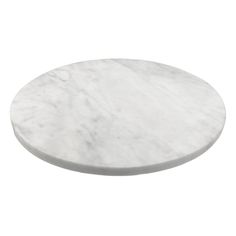 a white marble plate on a white background