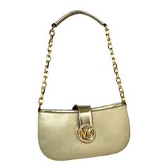 Michael Kors Carmen Small Pouchette 100% Authentic New With Tags Retail Price: $398.00 + Tax Gold Tone Hardware Zip Closure Interior 3 Card Slots Approximate Measurements: 9.5" L X 4.75" H X 2.75" W Everyday Gold Bag With Metal Logo, Elegant Clutch With Gold-tone Logo Plaque, Gold Bags With Metal Logo For Everyday Use, Everyday Gold Bags With Metal Logo, Classic Clutch Bag With Gold-tone Logo Plaque, Luxury Bags With Gold-tone Logo Plaque For Everyday, Elegant Shoulder Bag With Gold-tone Logo For Everyday Luxury, Timeless Gold Shoulder Bag With Branded Hardware, Classic Gold Shoulder Bag With Metal Logo