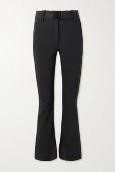 Goldbergh's 'Pippa' ski pants are not only sleek, but designed with plenty of practical details for unrestricted movement. They're made from four-way stretch-shell and have a belt to keep them in place. The cuffs are flared and fitted with zips to sit comfortably over boots. Flare Black Pants, Ski Pants Women's, Ski Trip Outfit, Womens Ski Pants, Trip Outfits, Skiing Outfit, Belted Pants, Ski Pants, Sport Pants