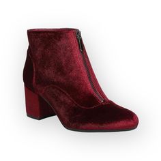 Circus Sam Edelman Vanessa Velvet Booties In Burgundy Size 6m Msrp $128 Brand New Without Box Feminine Charms: A Velvety Ankle Bootie Features A Front Zipper And On A Wrapped Block Heel To Boost Its’ Appeal. A Fall + Winter Must Have Front Zipper Closure Almond Toe Fabrication: Velvet Upper/Synthetic Lining + Sole Approximate Measurements: Heel: 2.5” Winter Ankle Boot Heels With Zipper, Winter Ankle Boot Heels With Zipper Closure, Ankle-high Heels With Zipper Closure For Fall, Fall Medium Width Heels With Zipper Closure, Medium Width Heels With Zipper Closure For Fall, Medium Width Ankle Booties With Zipper, Medium Width Ankle Booties With Zipper Closure, Zipper Closure Medium Width Ankle Booties, Red Ankle Boots With Zipper Closure