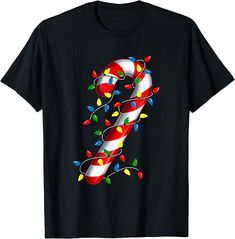 Candy Cane Shirt Ideas, Cane Lights, Candy Cane Christmas Tree, Christmas Candy Cane, Christmas Designs, Christmas Candy, Chest Pad, Christmas Tshirts, Merry And Bright