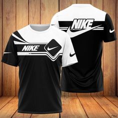 Nike Black White Luxury Brand Premium Outfit T-Shirt For Men Women Outfit Trending 2023 Check more at https://thanvan.com/product/nike-black-white-luxury-brand-premium-outfit-t-shirt-for-men-women-outfit-trending-2023/ Nike Brand, 3d T Shirts, Nike Black, T Shirt For Men, Casual Wardrobe, Luxury Outfits, Luxury Brand