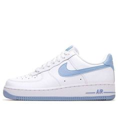 (WMNS) Nike Air Force 1 Low '07 Patent 'Light Armory Blue' AH0287-104 (AF1/SNKR/Retro/Skate/Casual/Low Top/Women's) Nike Shoes Air Force Blue, Sporty Blue Nike Air Force 1 For Light Sports, Light Blue Nike Air Force 1 Low-top For Sports, Blue Nike Air Force 1 Casual Sports Shoes, Nike Light Blue Sneakers For Light Sports, Blue Nike Air Force 1 With Air Max Cushioning, Nike Air Force 1 Outfit Woman, Air Force 1 Outfit Woman, Nike Azul