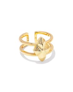 Kendra Scott Jewelry Kendra Scott Abbie Metal Double Band Ring Kendra Scott Ring Sun, Double Band Ring, Tori Burch, Double Band Rings, Diamond Gift, Gold Band Ring, Ring Collection, Gold Price, Jewelry Online Shopping