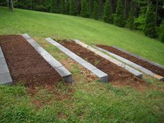 the garden is ready to be planted and put in place for the next planter