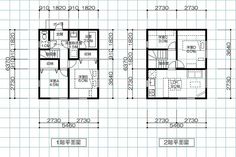 two story house plans with floor plans and measurements